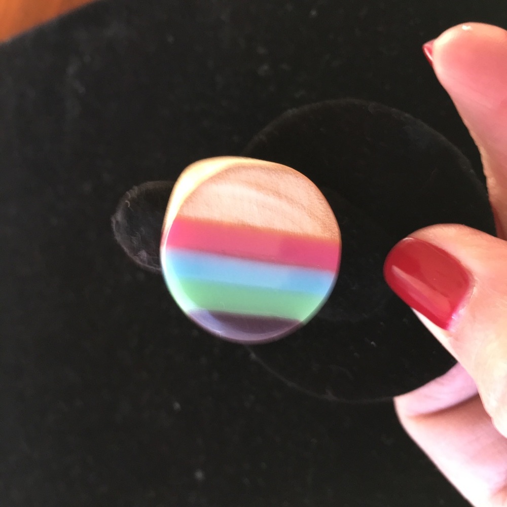 Funky wooden ring